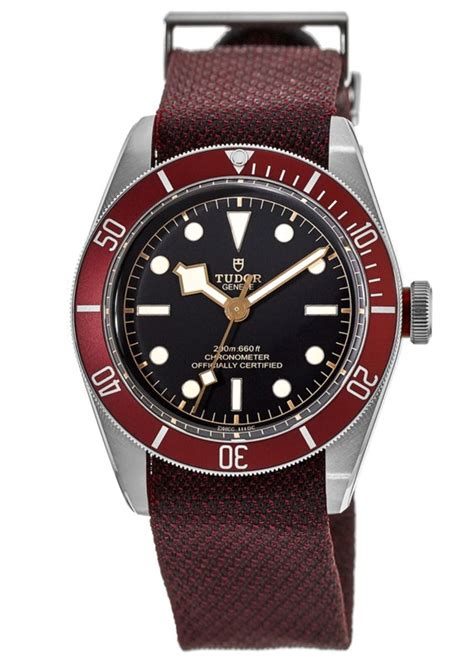 tudor black bay fabric strap.